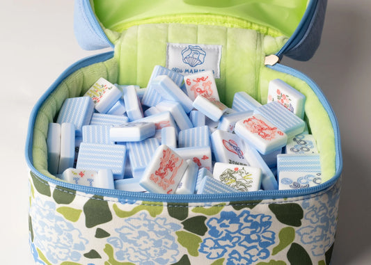 Miss Mahjong Darling Hydrangea Tile Bag