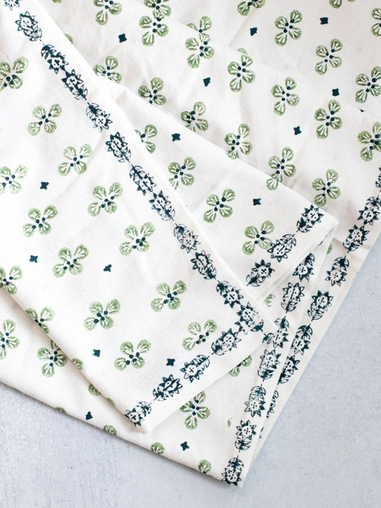 Mended Table Throw Ivory - Dogwood - Sage