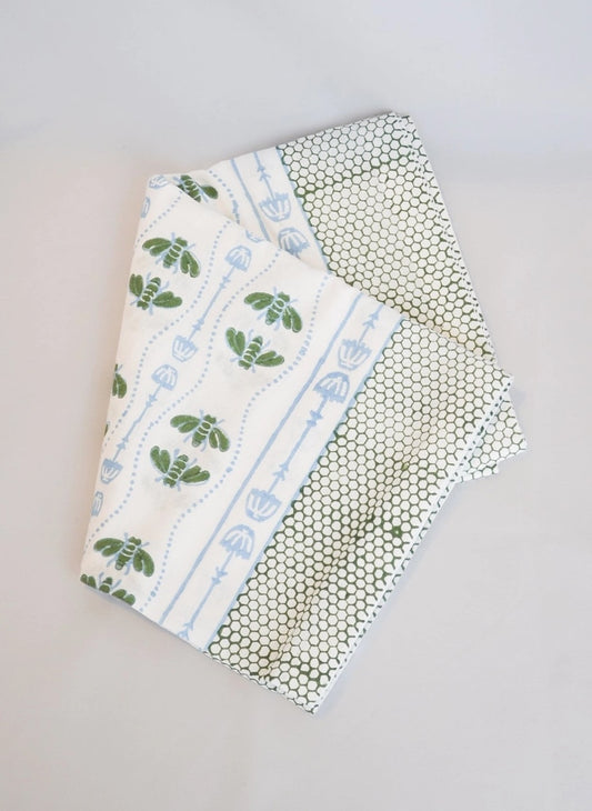 Mended - Honeybee - Uniform Blue & Sage