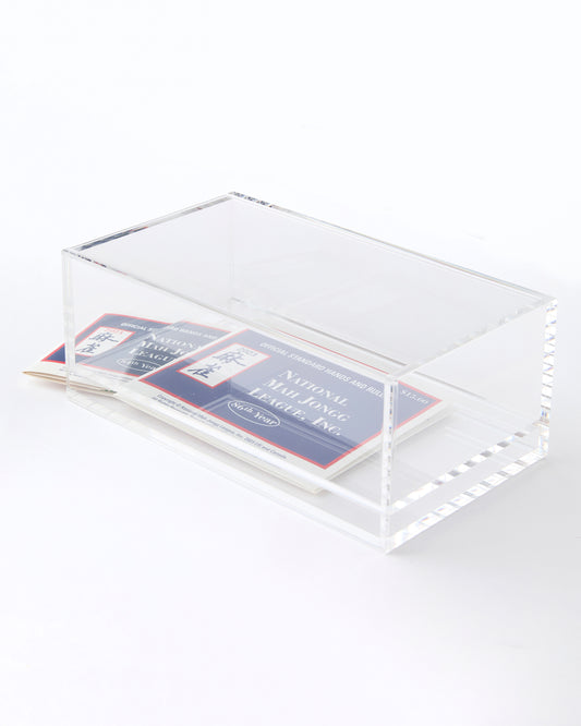 Oh My Mahjong Acrylic Tile Display Box - Clear Lid