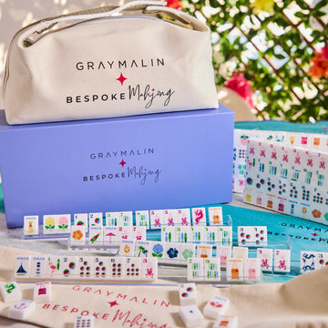Bespoke Mahjong X Gray Malin Beach Club Mahjong Travel Kit
