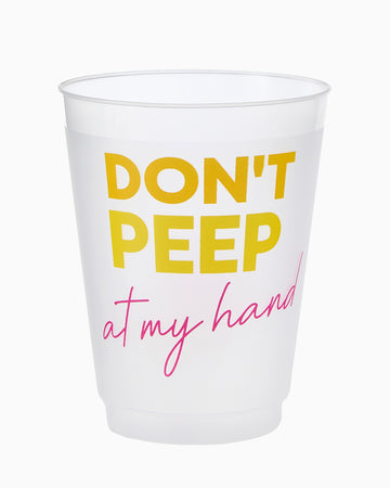 Don't Peep Cups