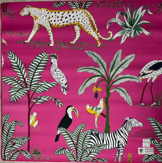 Dhonk Jungle Double-Sided Mahjong Mat