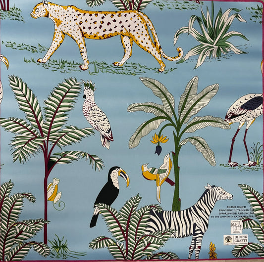 Dhonk Jungle Double-Sided Mahjong Mat