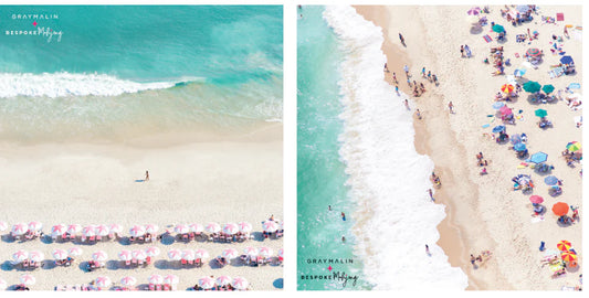 Bespoke Mahjong X Gray Malin Double-Sided Beach Club Mat