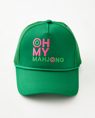 Green Oh My Mahjong Hat