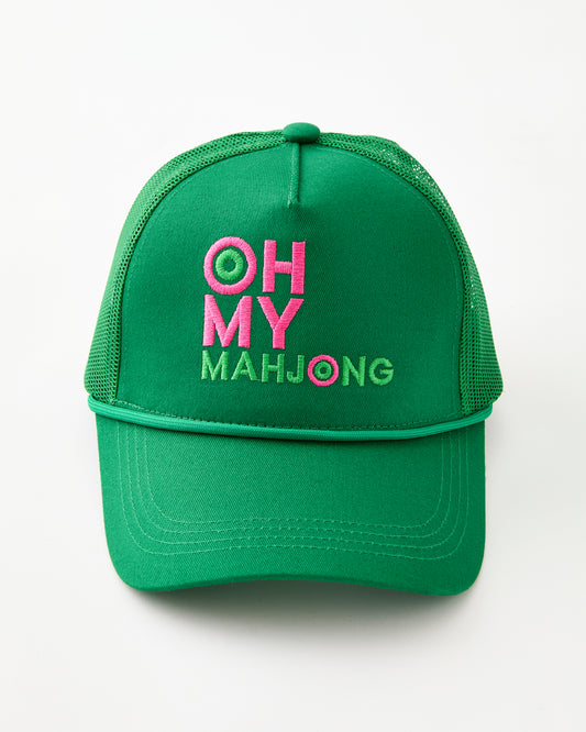 Green Oh My Mahjong Hat