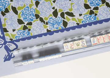Miss Mahjong Clear Racks with Scalloped Pusher