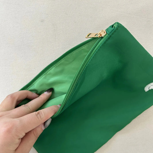 The Club Wristlet Card Holder in Green