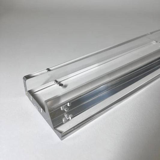 Charleston Mahjong Club 20" Long Clear Acrylic MahJong Racks with Magnetic Pushers – Set of 4