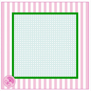 Charleston Mahjong Club: The Club Mat in Pink/White w/ Carrying Bag 🩷🤍