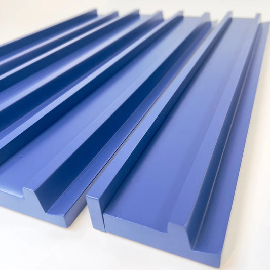 NEW! 20" Wooden Mahjong Racks w/ Strong Magnetic Pusher – Admiral Blue 💙 Set of 4