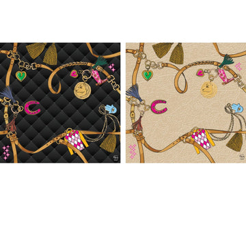 Bespoke Double-Sided Mat Year of the Horse Pleated