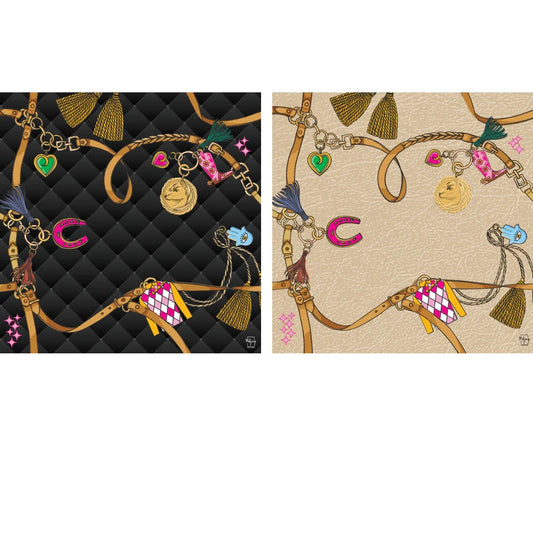 Bespoke Double-Sided Mat Year of the Horse Pleated