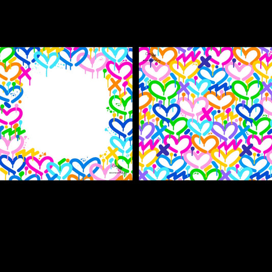 DOUBLE-SIDED MAT | Double the Fun/Bespoke x Corey Paige - ELECTRIC LOVE MAT
