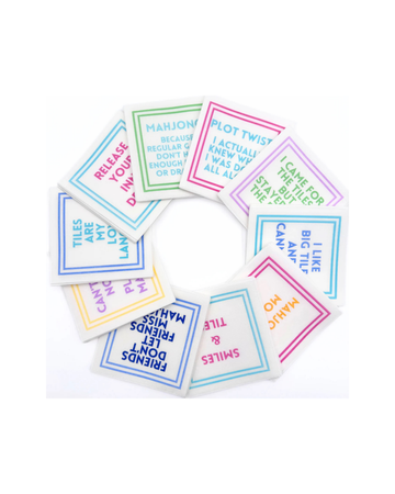 Luxury, Linen-Feel Mahjong Napkins