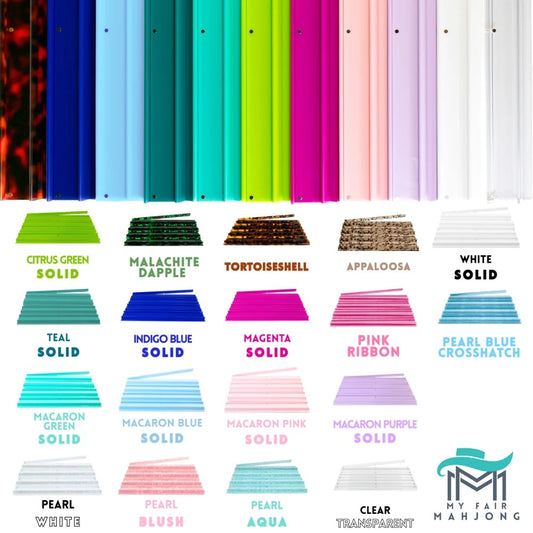 My Fair Mahjong MAHJONG 20" RACKS | Premium Acrylic | Patent Pending