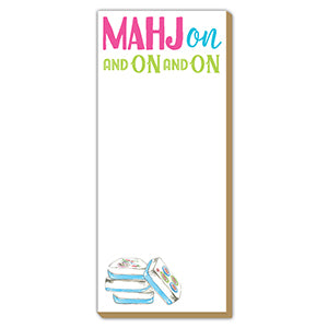 Mahjong Tiles Mahj On and On and On Luxe Skinny Pad
