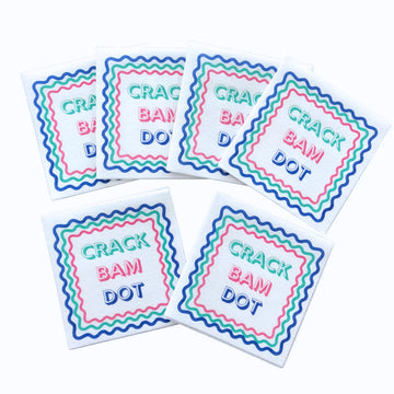 Crack Bam Dot Mahjong Napkins