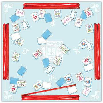 Mahjong Table Square Placemats