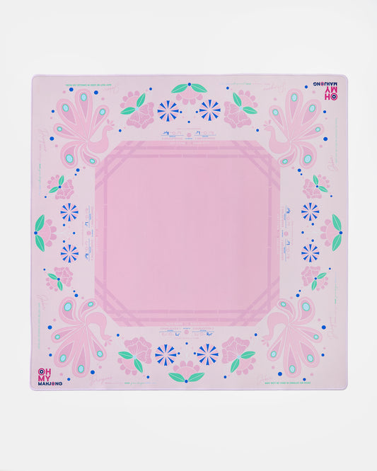 Birdie Pink Mahjong Mat
