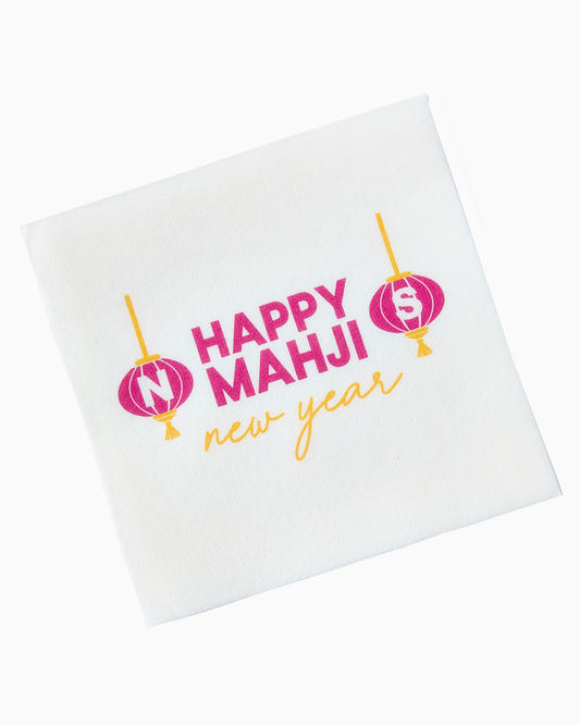 Happy Mahji Napkins