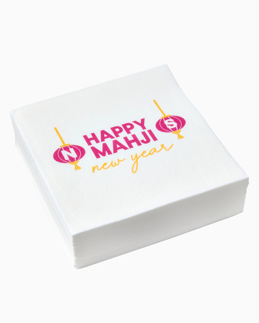 Happy Mahji Napkins