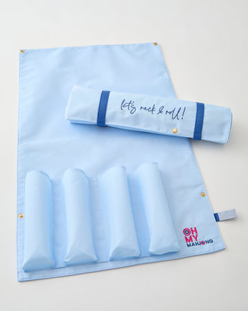 Light Blue Let's Rack & Roll Bag