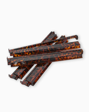Oh My Mahjong Tortoise Shell Rack & Pusher Set - 18.5" with Hinged Pusher