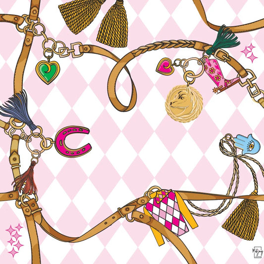 Bespoke Double-Sided Mat Year of the Horse Harlequin