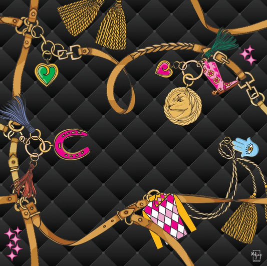 Bespoke Double-Sided Mat Year of the Horse Pleated