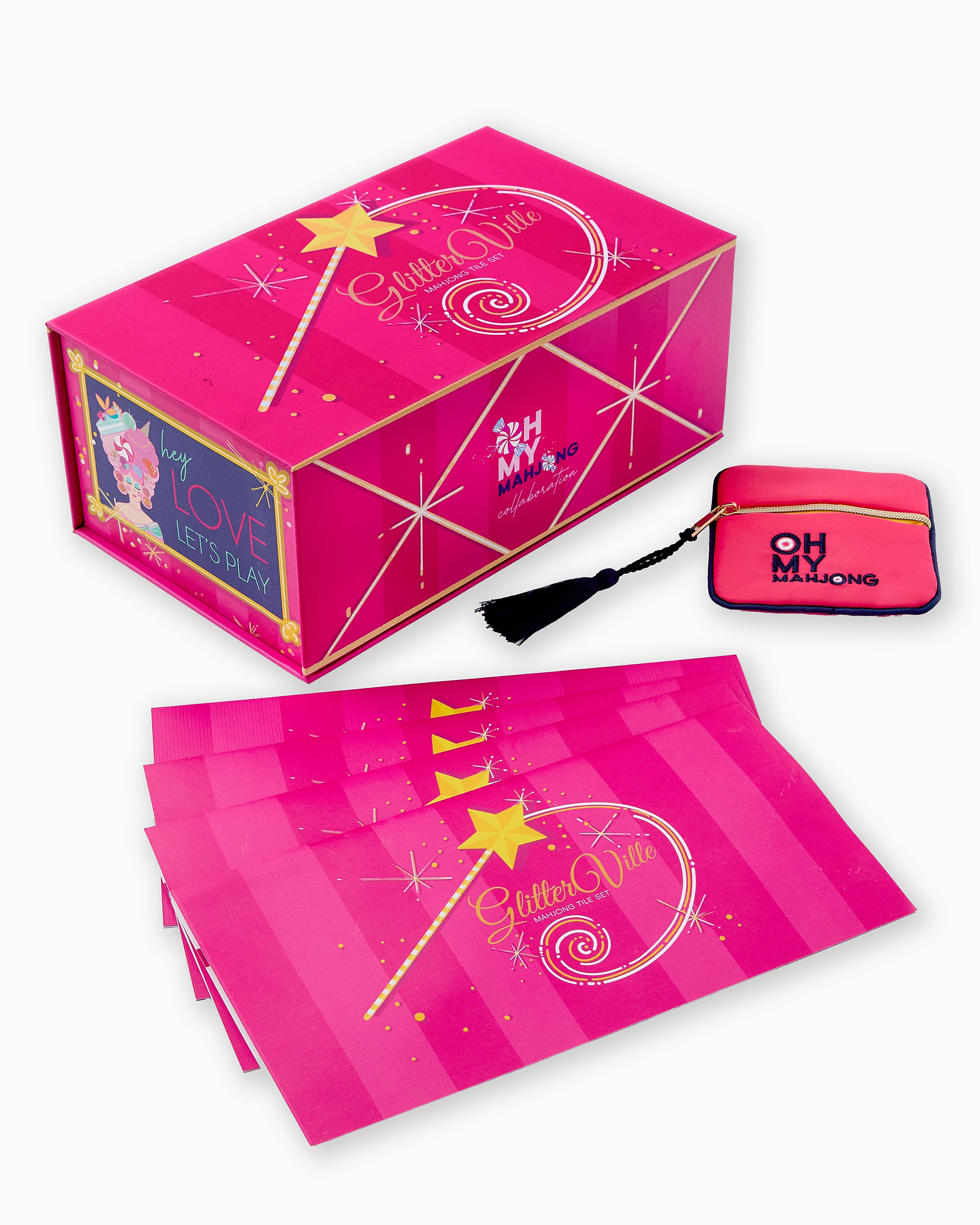 Glitterville Mahjong Tiles – Main Street Mahjong