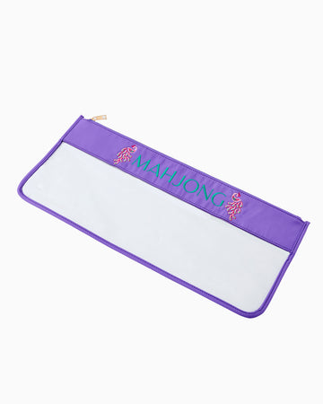 Purple Peacock Mahjong Bag