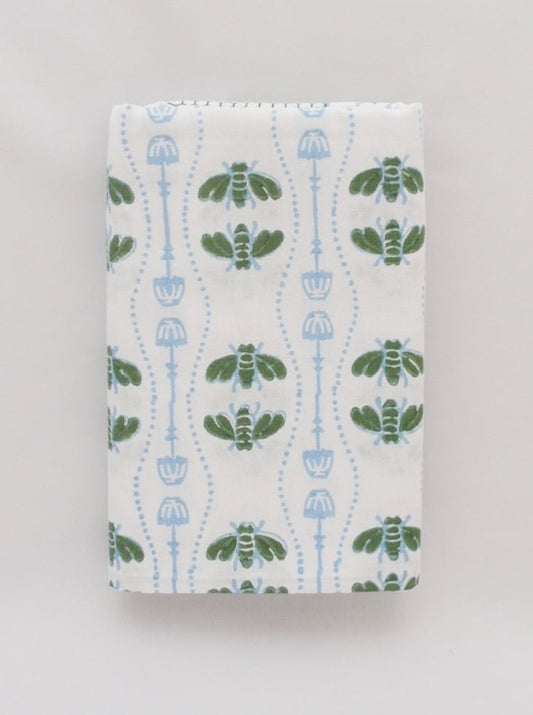 Mended - Honeybee - Uniform Blue & Sage