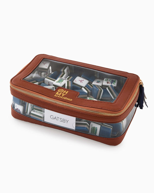 Cognac Tile Storage Bag