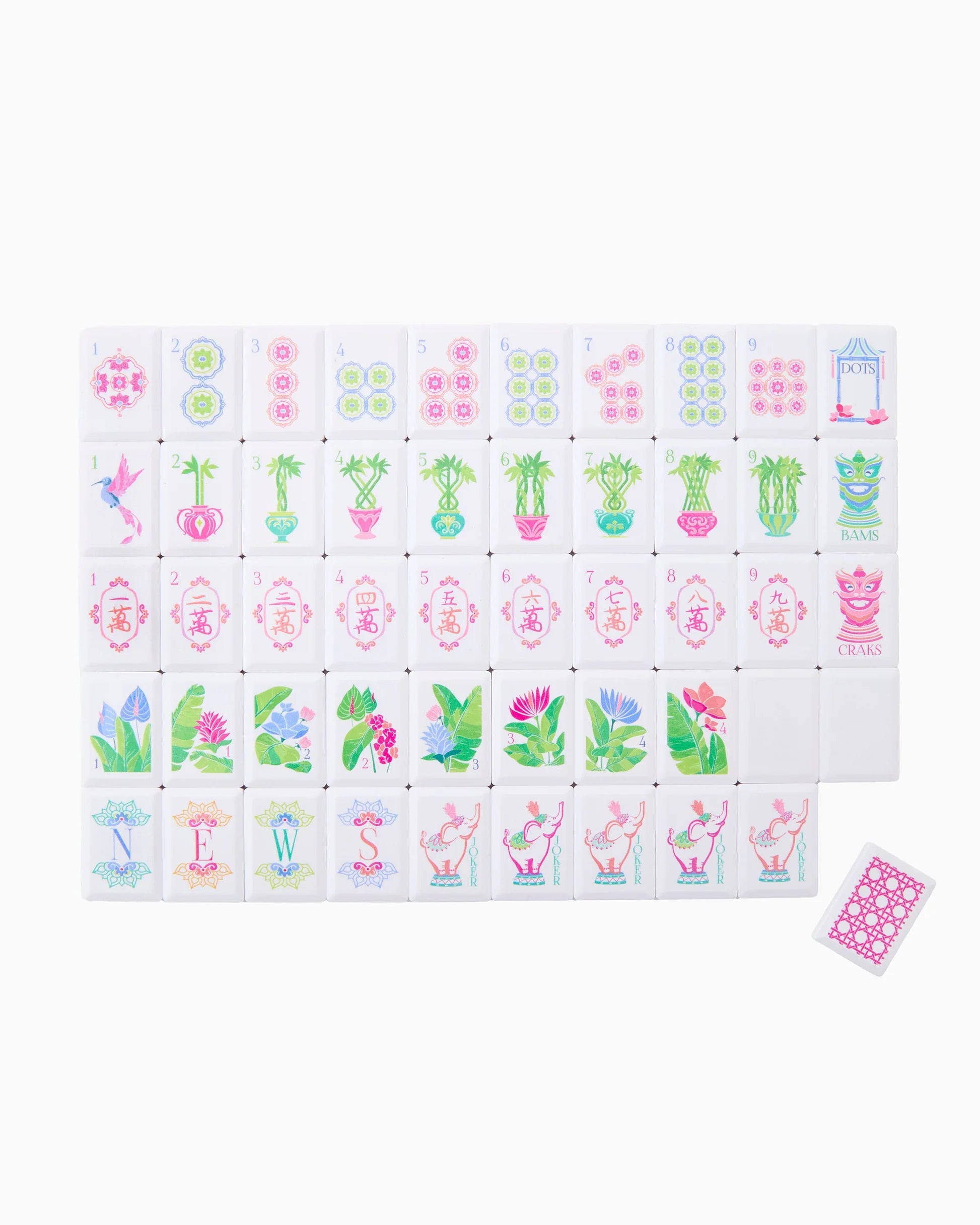 Poppy Debutante Tile Set – Main Street Mahjong